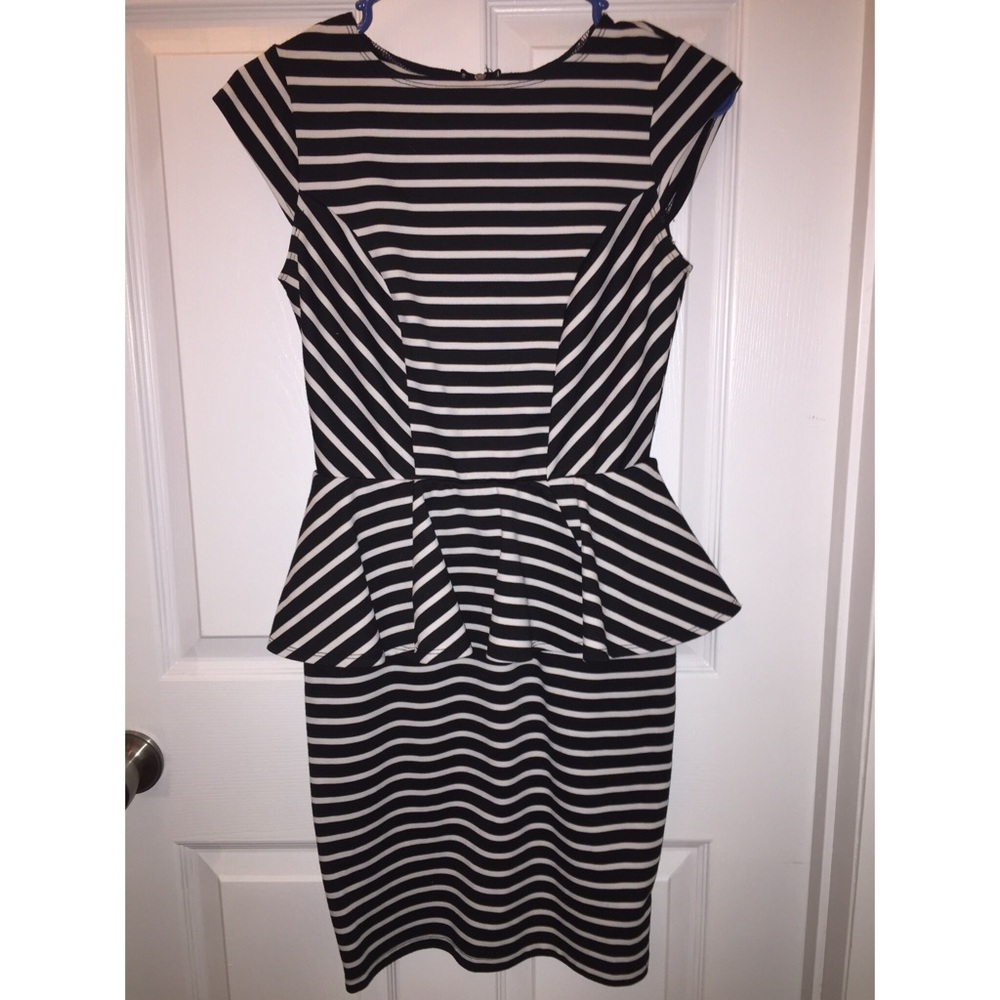 Stripe pattern dress